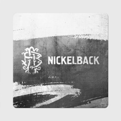 Магнит виниловый Квадрат Nickelback - grey gradient по-горизонтали