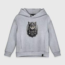 Детское худи Oversize хлопок Viking cat