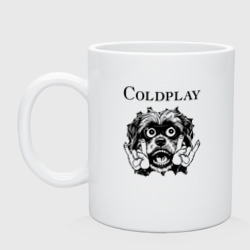 Кружка керамическая Coldplay - rock dog