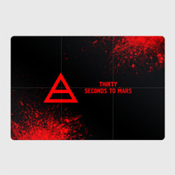 Магнитный плакат 3Х2 Thirty Seconds to Mars - red gradient по-горизонтали