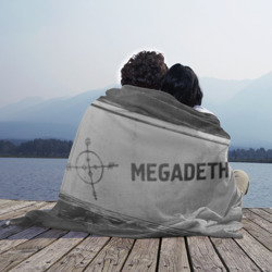 Плед 3D Megadeth - white gradient по-горизонтали - фото 2