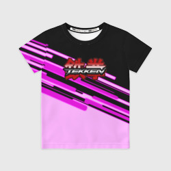 Детская футболка 3D Tekken pink line