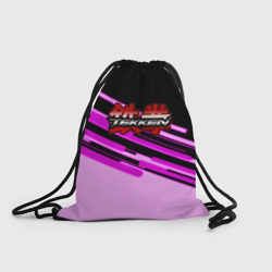 Рюкзак-мешок 3D Tekken pink line