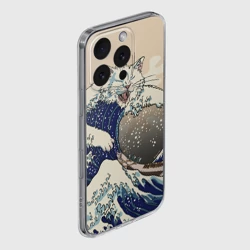 Чехол для iPhone 16 Pro Max силиконовый с защитой камеры Большой котик в Канагаве - фото 2