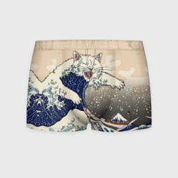 Мужские трусы 3D Большой котик в Канагаве