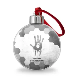 Ёлочный шар Death Stranding - white gradient