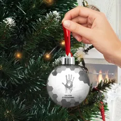 Ёлочный шар Death Stranding - white gradient - фото 2