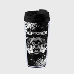 Термокружка-непроливайка Deftones рок пес
