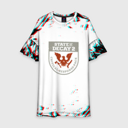 Детское платье 3D State of decay краски