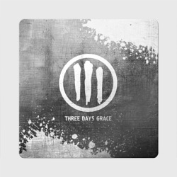 Магнит виниловый Квадрат Three Days Grace - grey gradient