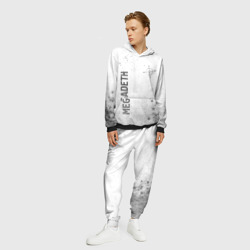 Мужской костюм с толстовкой 3D Megadeth - white gradient вертикально - фото 2