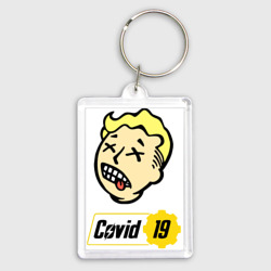 Брелок прямоугольный 35*50 Vault boy - covid 19