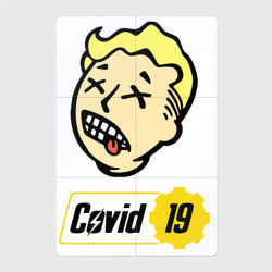 Магнитный плакат 2Х3 Vault boy - covid 19