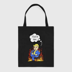 Шоппер BioNature Vault boy in the fire