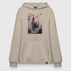 Худи SuperOversize хлопок Семья шпиона стенгазета