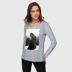 Женский лонгслив хлопок Башня Бога Баам - фото 2