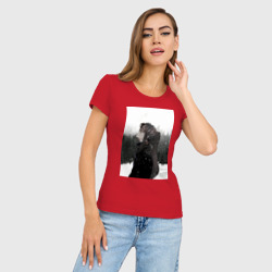 Женская футболка хлопок Slim Башня Бога Баам - фото 2