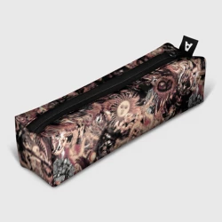 Пенал школьный 3D Драконы самурай и феникс