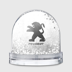 Игрушка Снежный шар Peugeot - white gradient