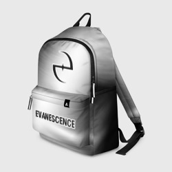 Рюкзак 3D Evanescence glitch на светлом фоне по-центру