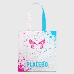 Шоппер 3D Placebo neon gradient style по-центру