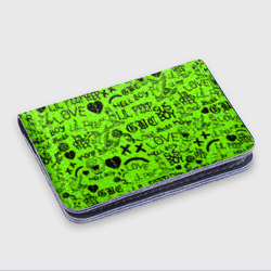 Картхолдер с принтом Lil Peep кислотный паттерн