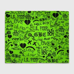 Плед 3D Lil Peep кислотный паттерн