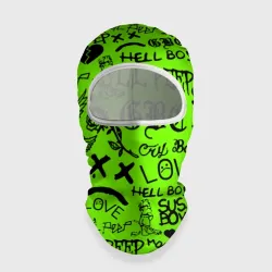 Балаклава 3D Lil Peep кислотный паттерн