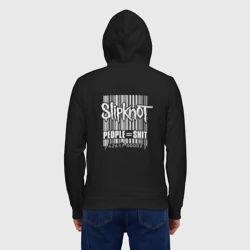 Мужская толстовка на молнии хлопок Slipknot - people shit - фото 2