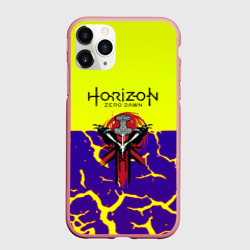 Чехол для iPhone 11 Pro Max матовый Horizon zero dawn разломы