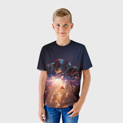 Детская футболка 3D Шэдоу на мотоцикле - фото 2