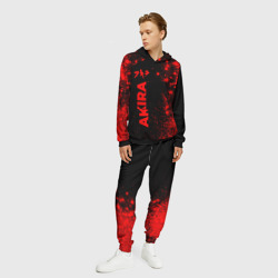 Мужской костюм с толстовкой 3D Akira - red gradient по-вертикали - фото 2