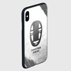 Чехол для iPhone XS Max матовый Spirited Away - white gradient - фото 2