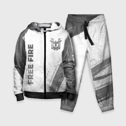 Детский костюм 3D Free Fire - white gradient вертикально