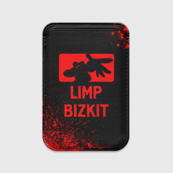 Картхолдер Magsafe магнитный Limp Bizkit - red gradient