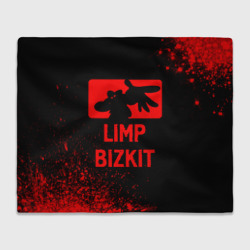 Плед 3D Limp Bizkit - red gradient