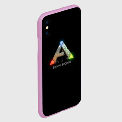 Чехол для iPhone XS Max матовый Ark: Survival Evolved logo rpg - фото 2