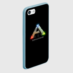 Чехол для iPhone 5/5S матовый Ark: Survival Evolved logo rpg - фото 2