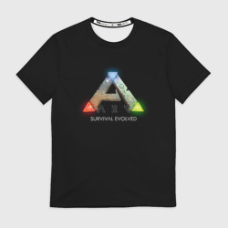 Мужская футболка 3D Ark: Survival Evolved logo rpg