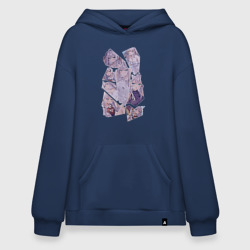 Худи SuperOversize хлопок Аля коллаж