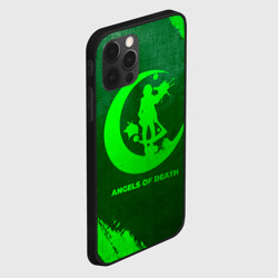 Чехол для iPhone 12 Pro Max Angels of Death - green gradient - фото 2