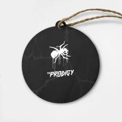 Деревянная игрушка круг The prodigy remix