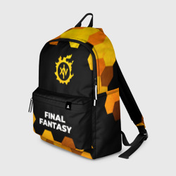 Рюкзак 3D Final Fantasy - gold gradient по-центру