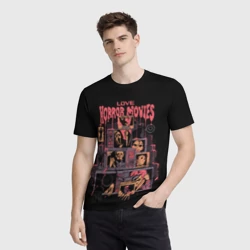 Мужская футболка 3D Love horror movies - фото 2