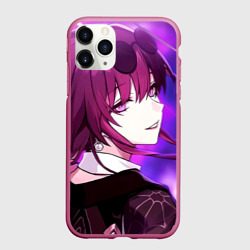 Чехол для iPhone 11 Pro матовый Honkai Star Rail Kafka violet light