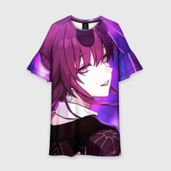 Детское платье 3D Honkai Star Rail Kafka violet light