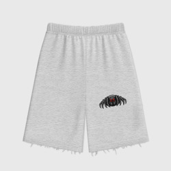 Женские шорты oversize футер хлопок Забавный паучок