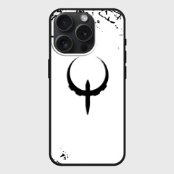 Чехол силиконовый для Apple iPhone 15 Pro матовый Quake japan краски