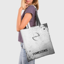 Шоппер 3D Evanescence - white gradient по-центру - фото 2