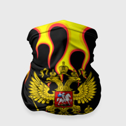 Бандана-труба 3D Герб РФ огонь